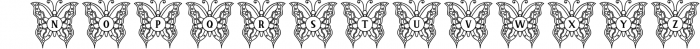 Merissa Monogram Font Font LOWERCASE