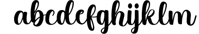 Merlyana - Script Handwriting Font Font LOWERCASE
