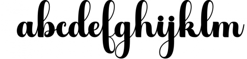 Merry Bright Font LOWERCASE