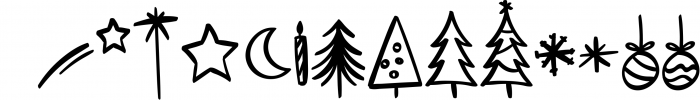 Merry Hand Christmas Font and Dingbats 1 Font LOWERCASE