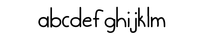 MEBubbleGum Font LOWERCASE