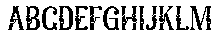 MENIERtrial Regular Font UPPERCASE