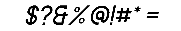METRO POLICE REGULAR ITALIC Italic Font OTHER CHARS