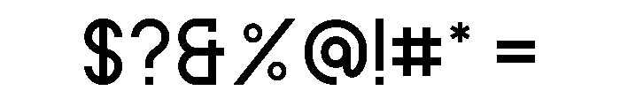 METRO POLICE REGULAR Font OTHER CHARS