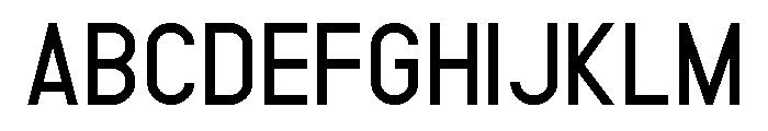 METRO POLICE REGULAR Font UPPERCASE