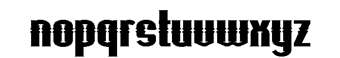 METUBtrial Regular Font LOWERCASE