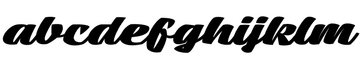Mean Casat Fat PERSONAL USE Font LOWERCASE