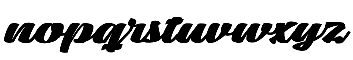Mean Casat Fat PERSONAL USE Font LOWERCASE