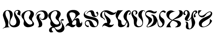 Meander Free Trial Font UPPERCASE