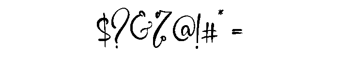 Meat Feast Font OTHER CHARS