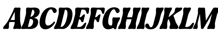 Mebtho Francy DEMO VERSION Italic Font UPPERCASE