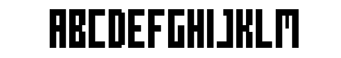 Mecha Condensed Bold Regular Font UPPERCASE