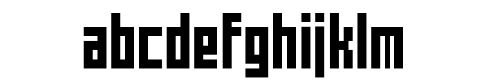 Mecha Condensed Bold Font LOWERCASE