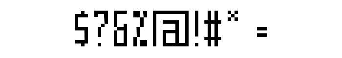 Mecha Condensed Font OTHER CHARS