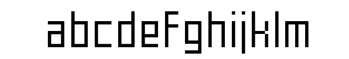 Mecha Regular Font LOWERCASE