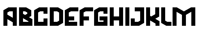 Mecha War Font UPPERCASE