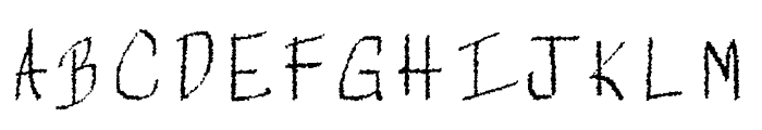 Mechanical Rorschach Font UPPERCASE