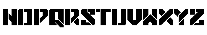 Mechaside Font LOWERCASE