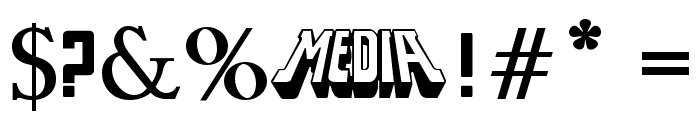 Media Home Entertainment Bold Font OTHER CHARS