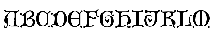 Mediaeval Caps Font LOWERCASE