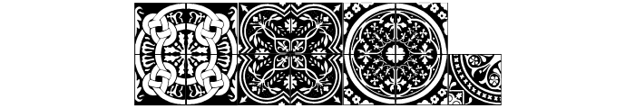 Medieval Tiles I Font UPPERCASE
