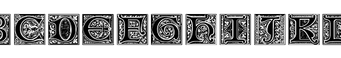 Medieval Victoriana No.2 Font UPPERCASE