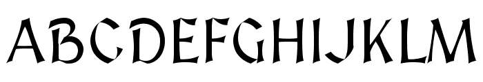 MedievalSharp Font UPPERCASE