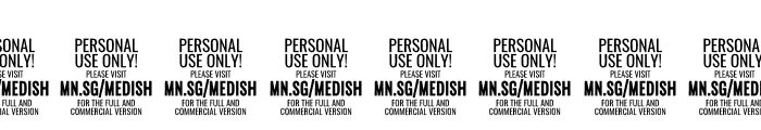 Medish Script PERSONAL USE ONLY Font OTHER CHARS