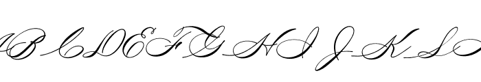 Medish Script PERSONAL USE ONLY Font UPPERCASE