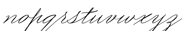Medish Script PERSONAL USE ONLY Font LOWERCASE