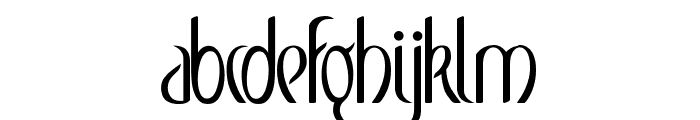 Meditation Font LOWERCASE