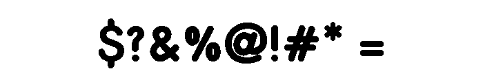 Medium Bold Font OTHER CHARS