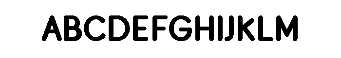 Medium Bold Font UPPERCASE
