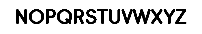 Medium Bold Font UPPERCASE