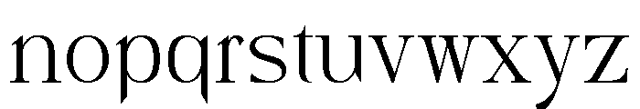 Mefiko Font LOWERCASE