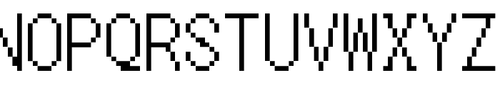 Mega Man ZX Regular Font UPPERCASE