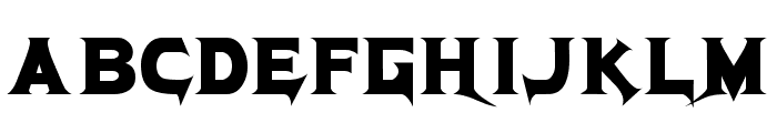 Megadeth Cryptic Font LOWERCASE