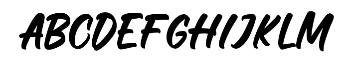 Megaloman Regular Font LOWERCASE