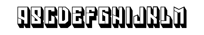Megalomania Hollow Regular Font LOWERCASE
