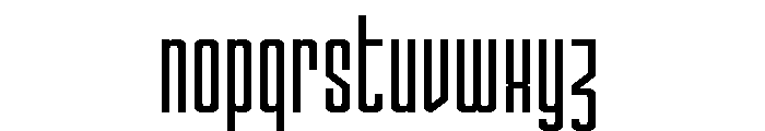 Megalomaniac Headliners Font LOWERCASE