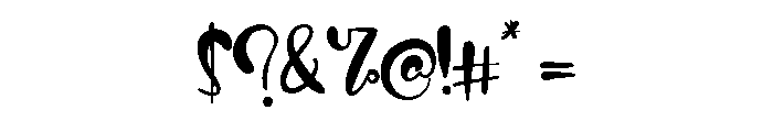 Megan Rose Font OTHER CHARS