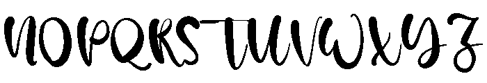 Megan Rose Font UPPERCASE