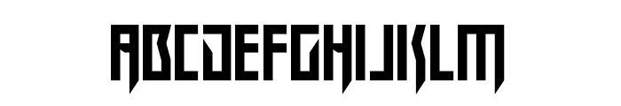 Megarok Font LOWERCASE
