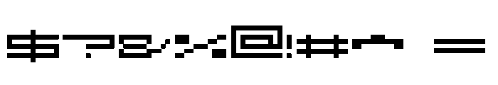 Megatronicalistic Regular Font OTHER CHARS