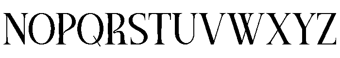 Meghan Regular Font UPPERCASE