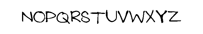 MeghansFont2 Font UPPERCASE