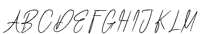 Meghyle Regular Font UPPERCASE