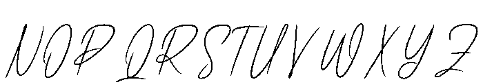 Meghyle Regular Font UPPERCASE