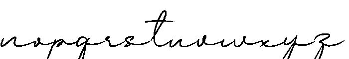 Meghyle Regular Font LOWERCASE