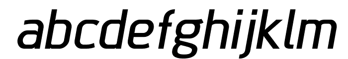 Megi Sans Italic Font LOWERCASE